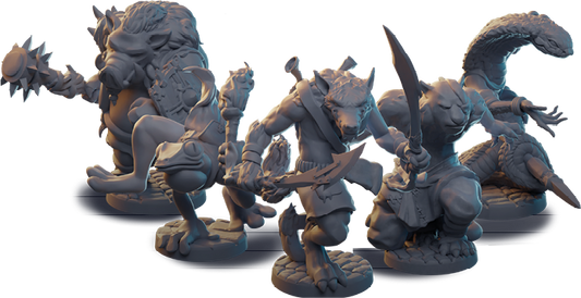 Dungeon Twist STL Miniature Set